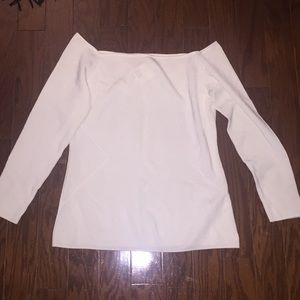 White off the shoulder top